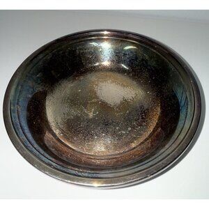 VTG Reed & Barton Silverplate 6" Round Bowl 1207 MCM Hollowware 50s Candy Dish